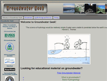 Tablet Screenshot of groundwatergeek.com